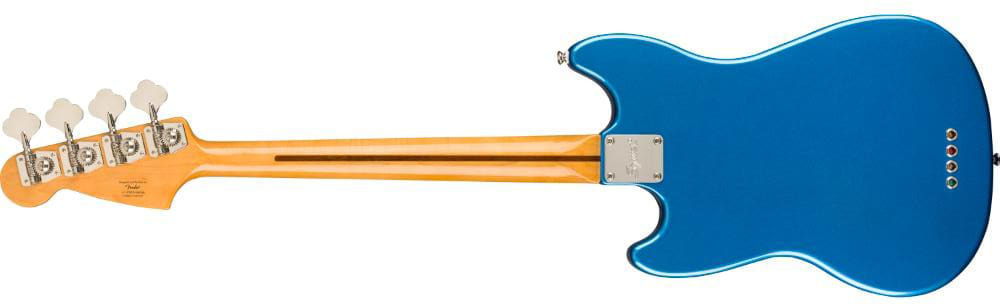 Squier Mustang Bass '60s Classic Vibe Competition Fsr Ltd Lau - Lake Placid Blue With Olympic White Stripes - E-Bass für Kinder - Variation 1