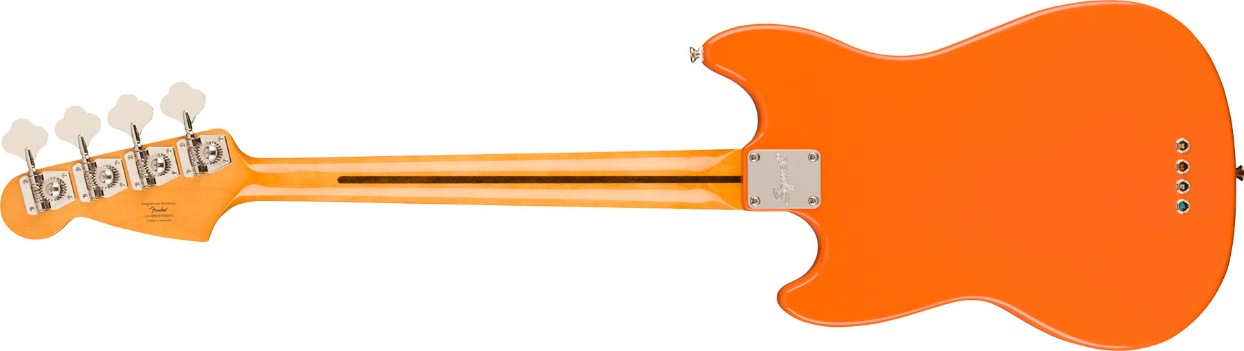 Squier Mustang Bass '60s Classic Vibe Competition Fsr Ltd Lau - Capri Orange - Solidbody E-bass - Variation 1