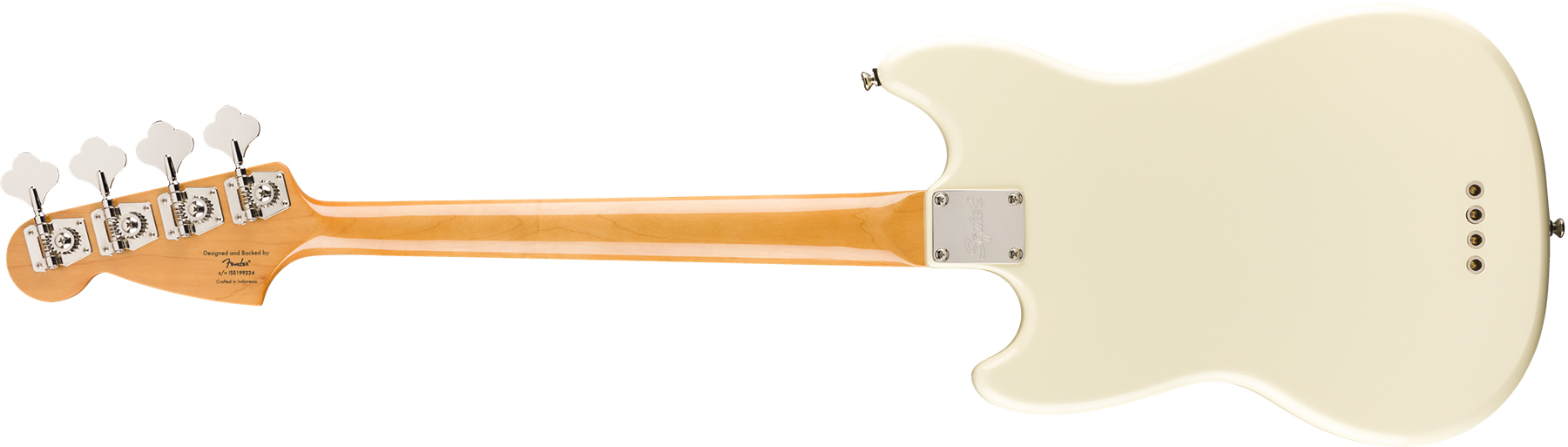 Squier Mustang Bass '60s Classic Vibe Lau 2019 - Olympic White - Solidbody E-bass - Variation 1