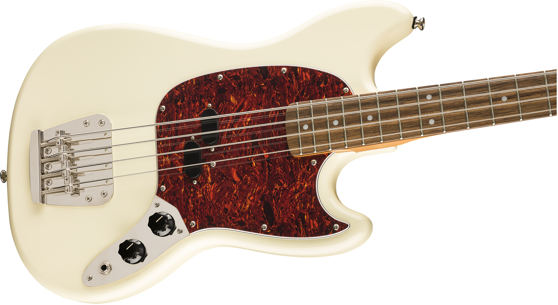 Squier Mustang Bass '60s Classic Vibe Lau 2019 - Olympic White - Solidbody E-bass - Variation 2