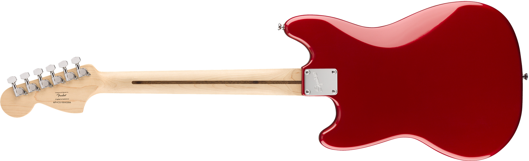 Squier Mustang Bullet Competition Hh Fsr Ht Lau - Candy Apple Red - Retro-Rock-E-Gitarre - Variation 1