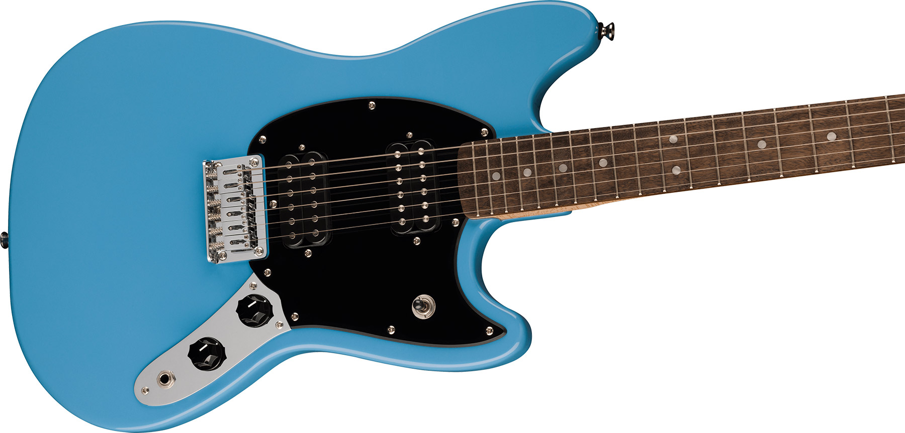 Squier Mustang Sonic Hh 2h Ht Lau - California Blue - Retro-Rock-E-Gitarre - Variation 2