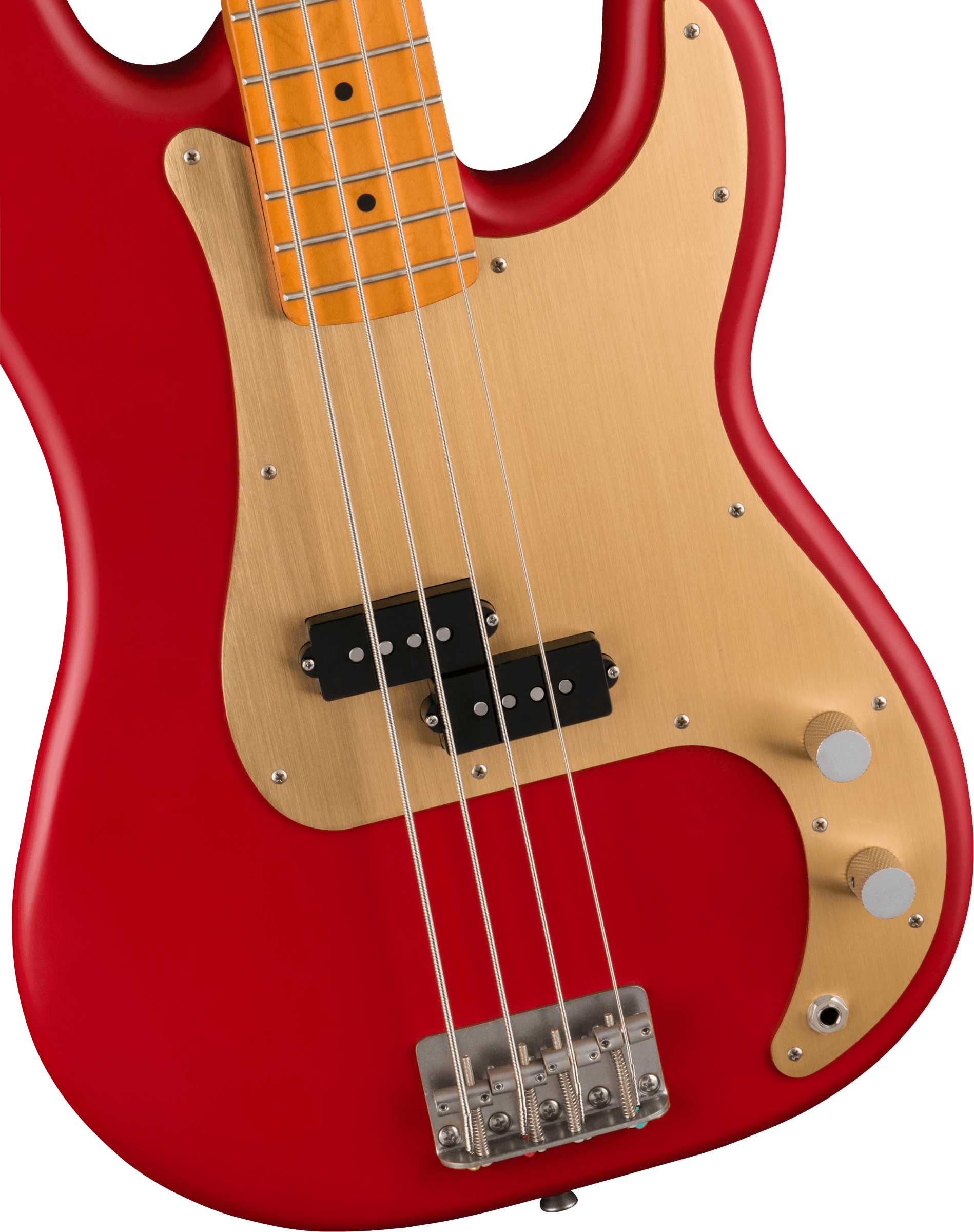 Squier Precision Bass 40th Anniversary Gold Edition Mn - Satin Dakota Red - Solidbody E-bass - Variation 2