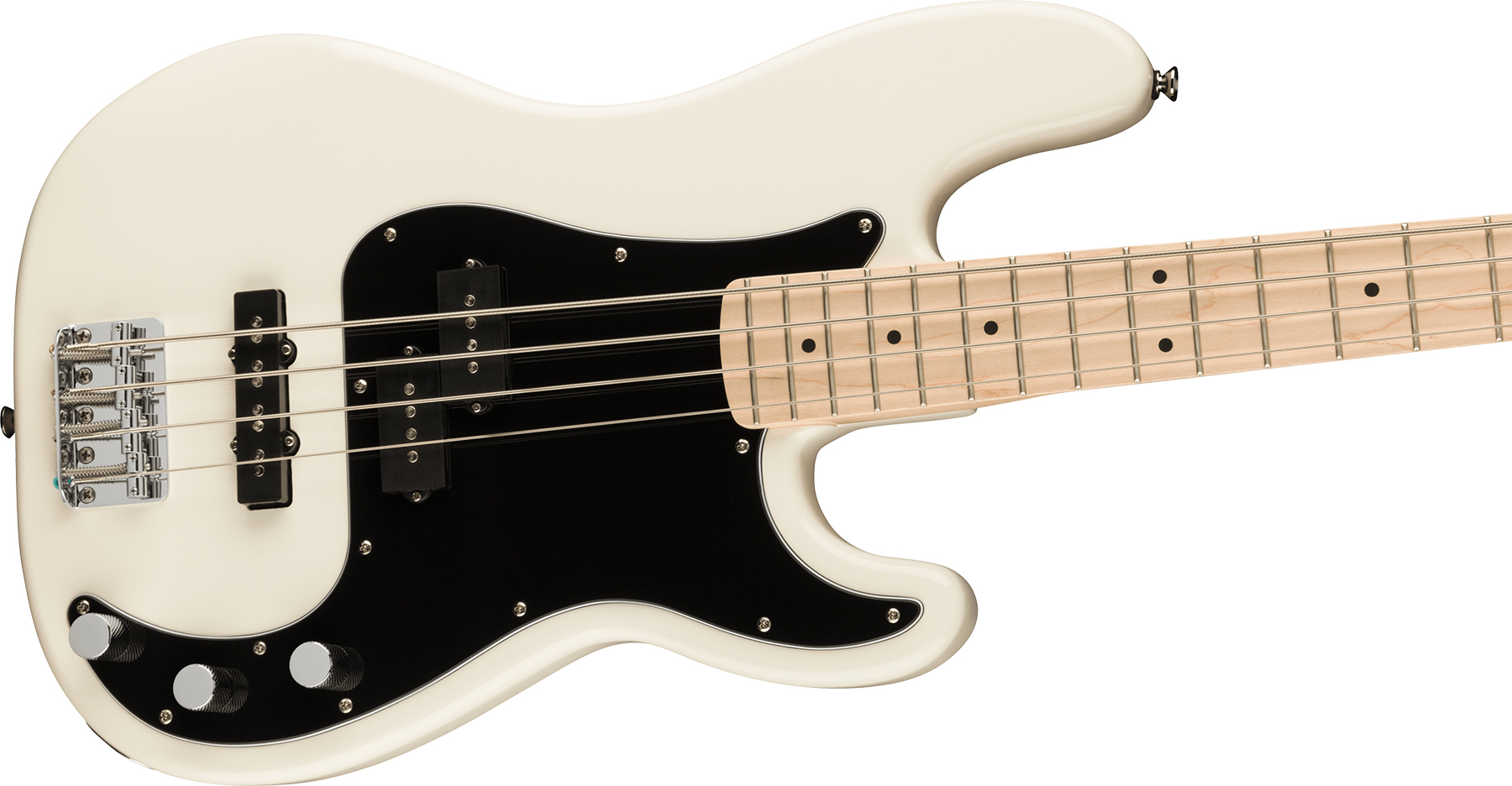 Squier Precision Bass Affinity Pj 2021 Mn - Olympic White - Solidbody E-bass - Variation 2