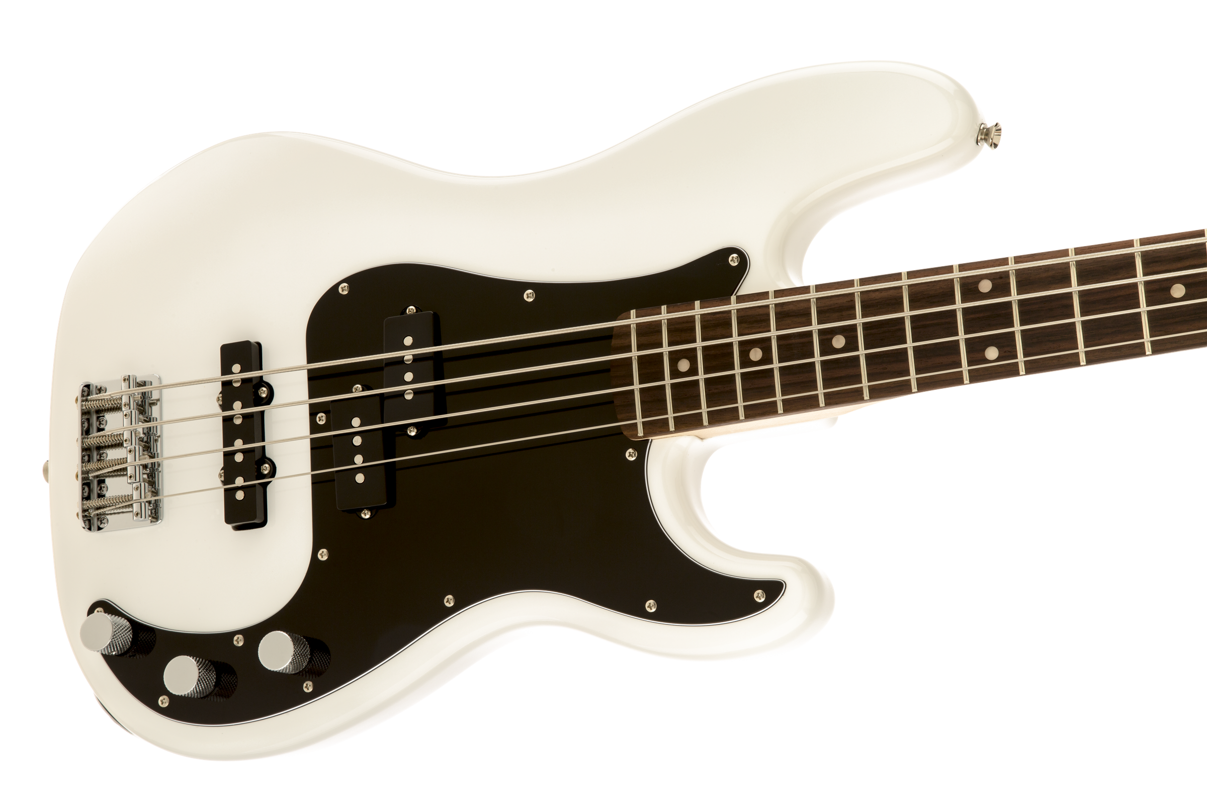 Squier Precision Bass Affinity Series Pj (lau) - Olympic White - Solidbody E-bass - Variation 2