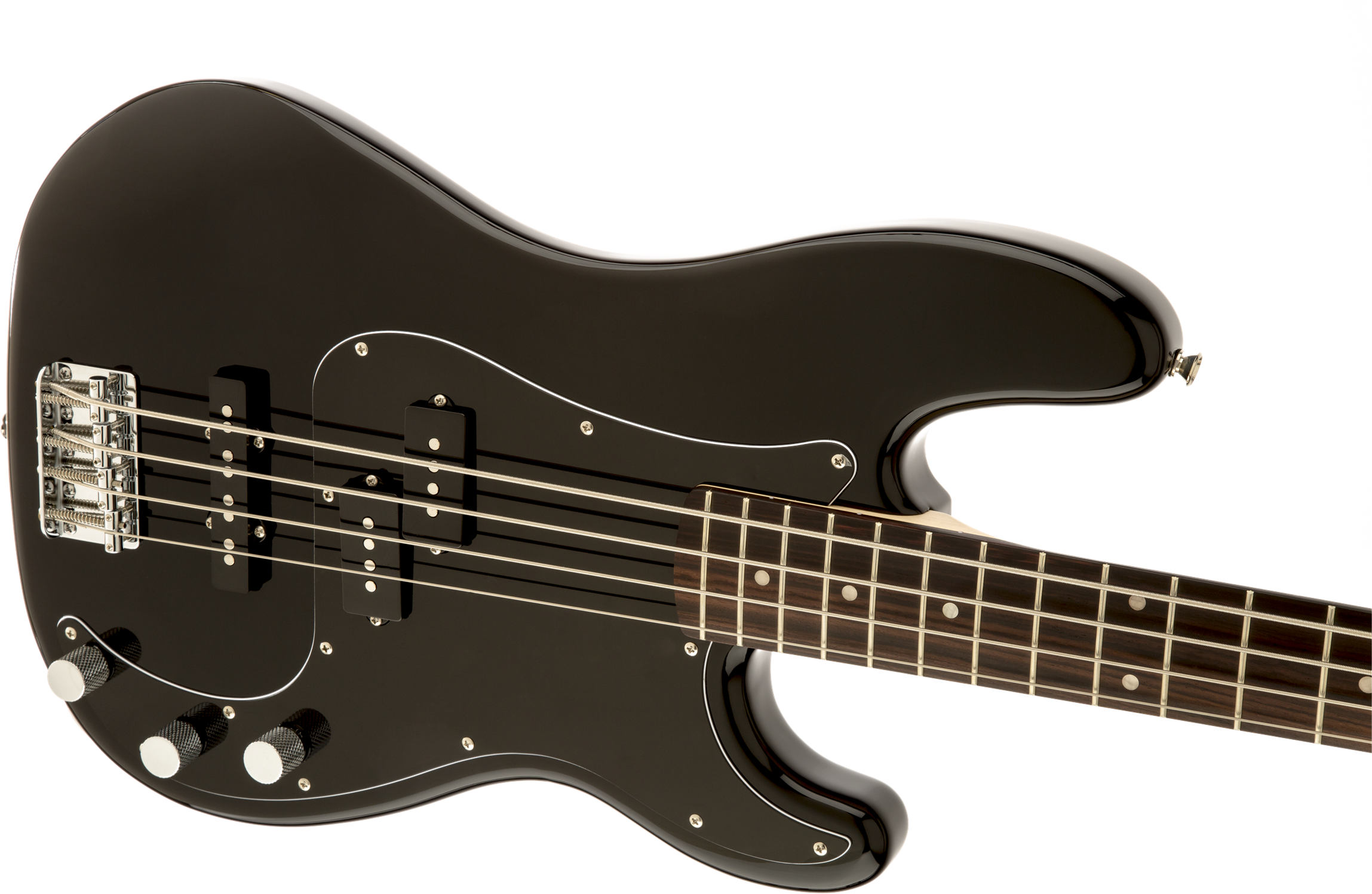 Squier Precision Bass Affinity Series Pj (lau) - Black - Solidbody E-bass - Variation 3