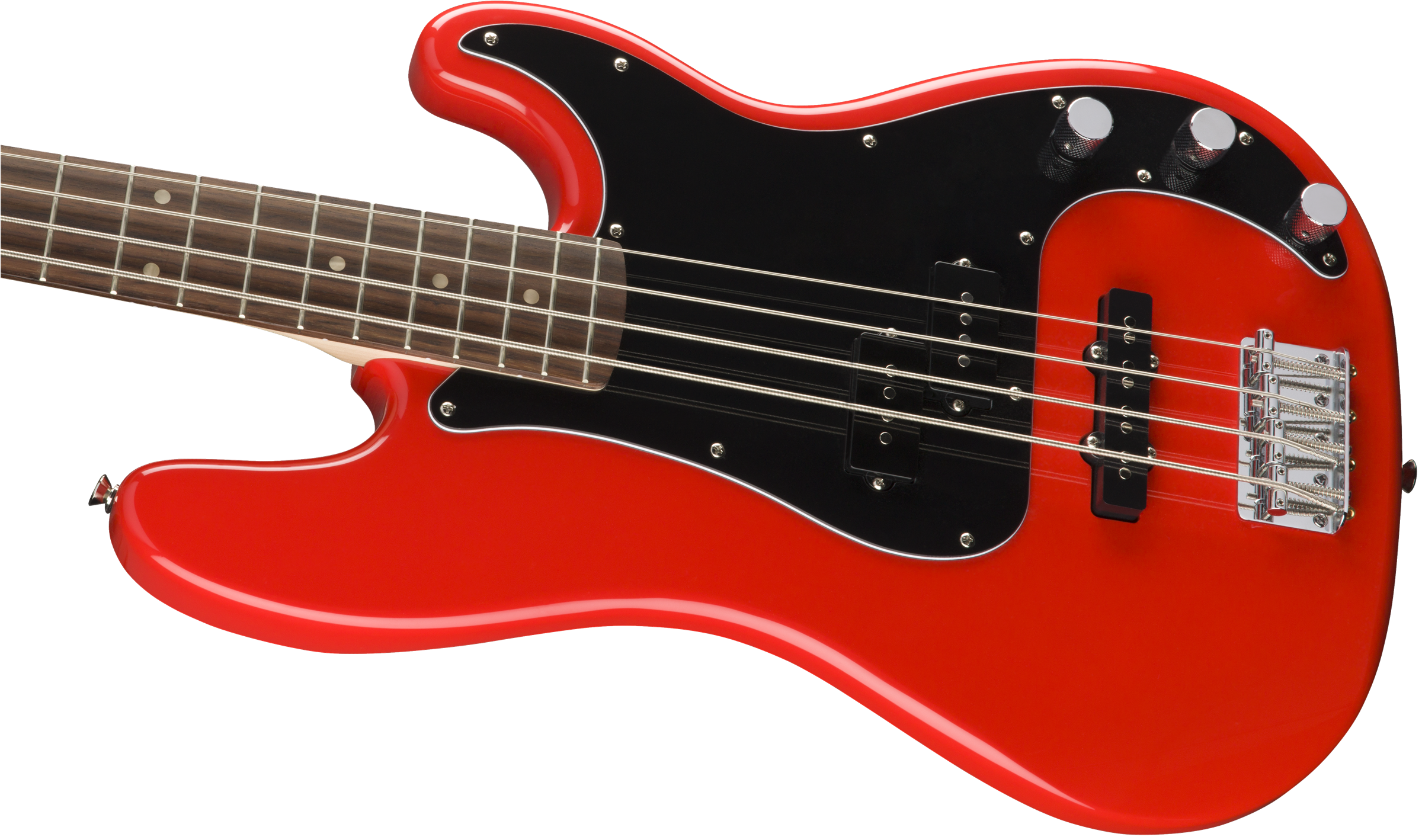 Squier Precision Bass Affinity Series Pj (lau) - Race Red - Solidbody E-bass - Variation 4