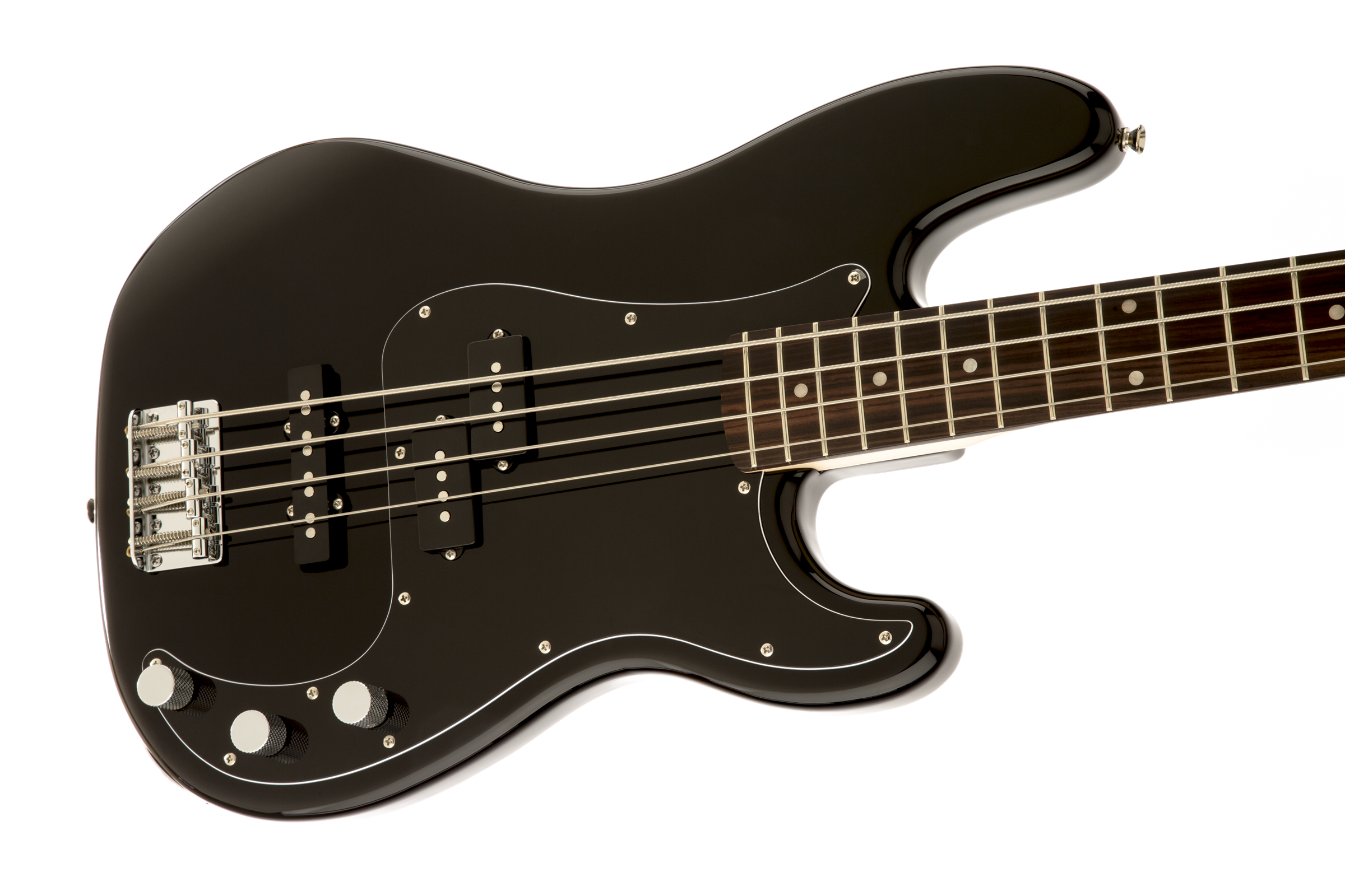Squier Precision Bass Affinity Series Pj (lau) - Black - Solidbody E-bass - Variation 4