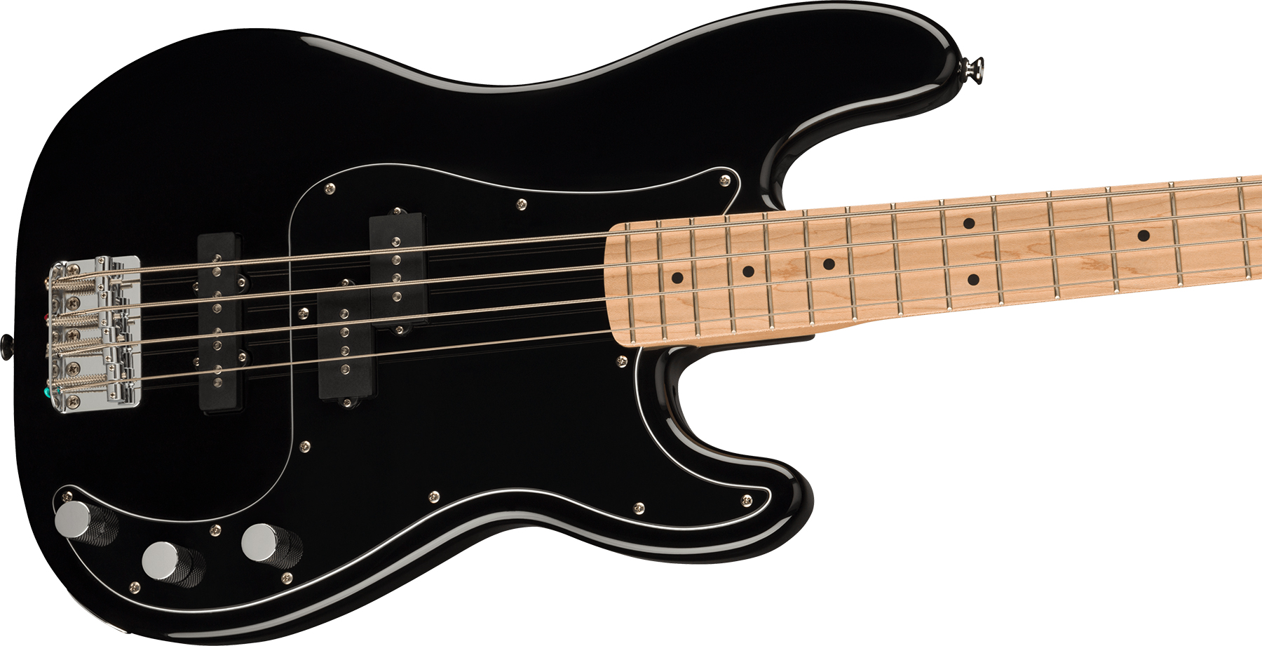 Squier Precision Bass Pj Affinity Pack +fender Rumble 15 V3 2021 Mn - Black - E-Bass Set - Variation 3