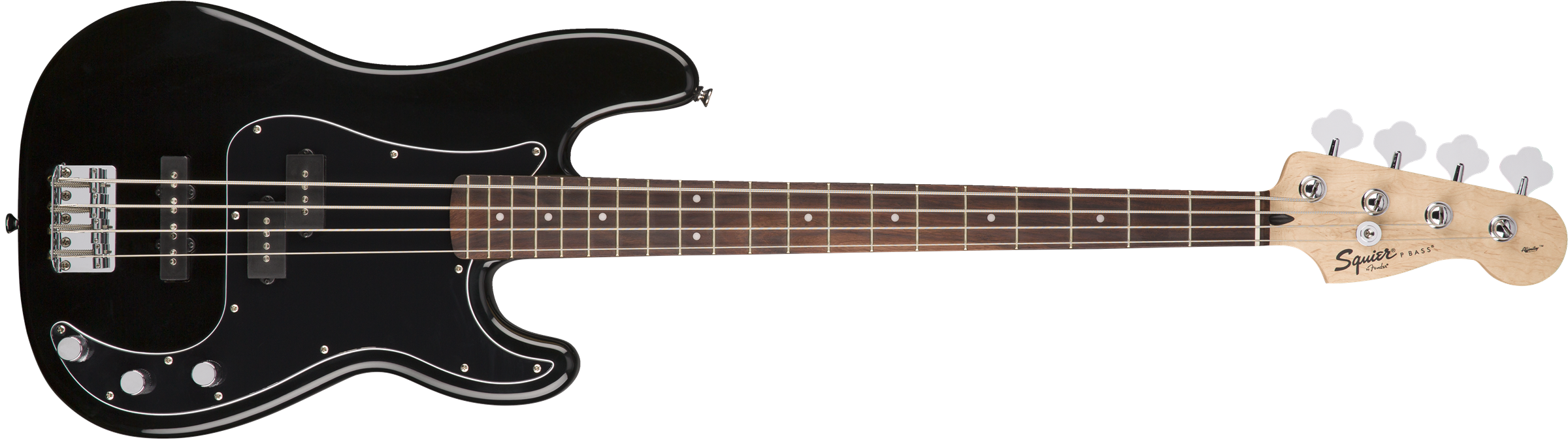 Squier Precision Bass Pj Affinity Series +fender Rumble 15 V3 Uk Lau - Black - E-Bass Set - Variation 1