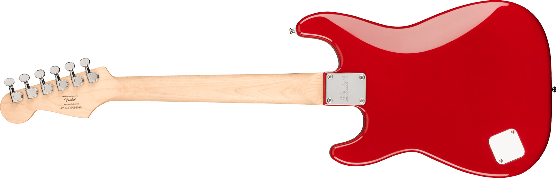 Squier Mini Strat V2 Ht Sss Lau - Dakota Red - E-Gitarre in Str-Form - Variation 1