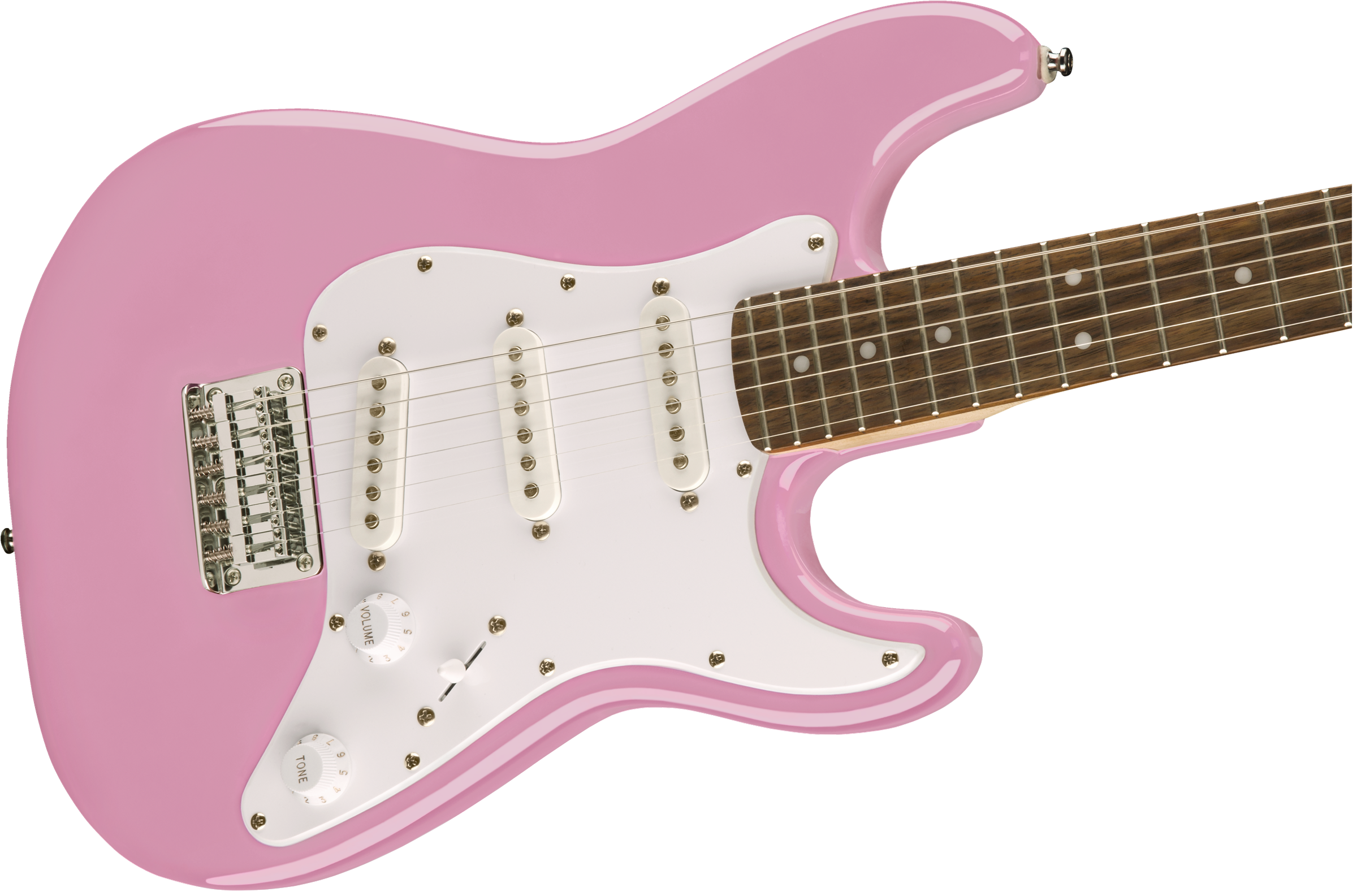 Squier Squier Mini Strat V2 Ht Sss Lau - Pink - E-Gitarre für Kinder - Variation 2