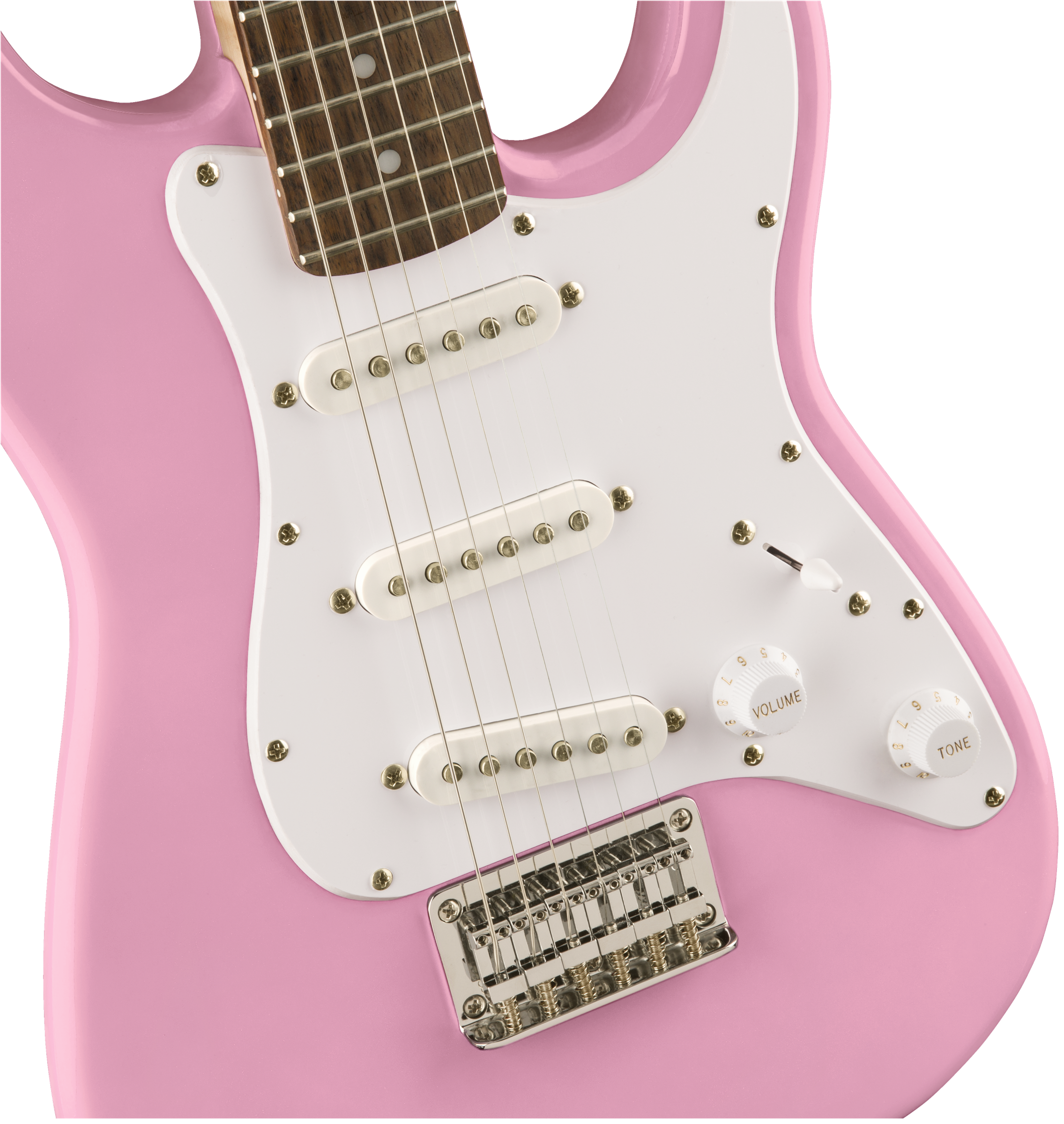Squier Squier Mini Strat V2 Ht Sss Lau - Pink - E-Gitarre für Kinder - Variation 3