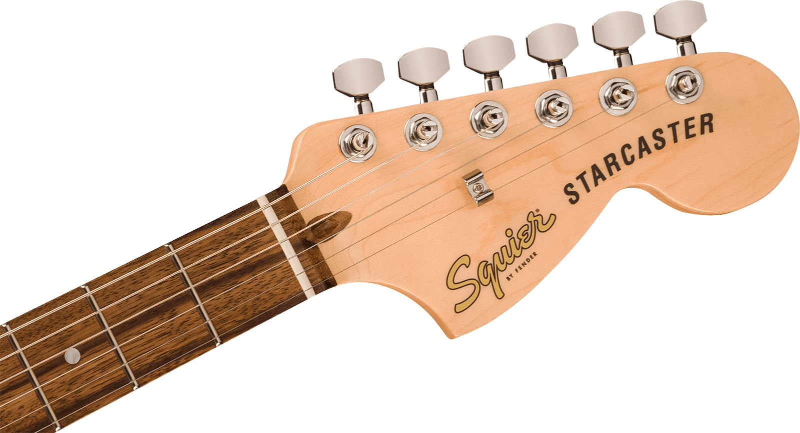 Squier Starcaster Deluxe Affinity Ind 2h Ht Lau - Olympic White - Retro-Rock-E-Gitarre - Variation 3