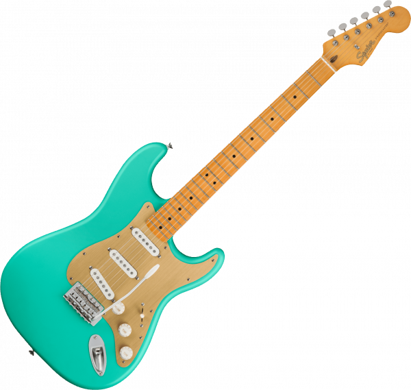 Solidbody e-gitarre Squier 40th Anniversary Stratocaster Vintage Edition - Satin seafoam green