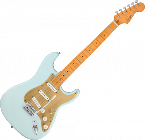 Solidbody e-gitarre Squier 40th Anniversary Stratocaster Vintage Edition - Satin sonic blue