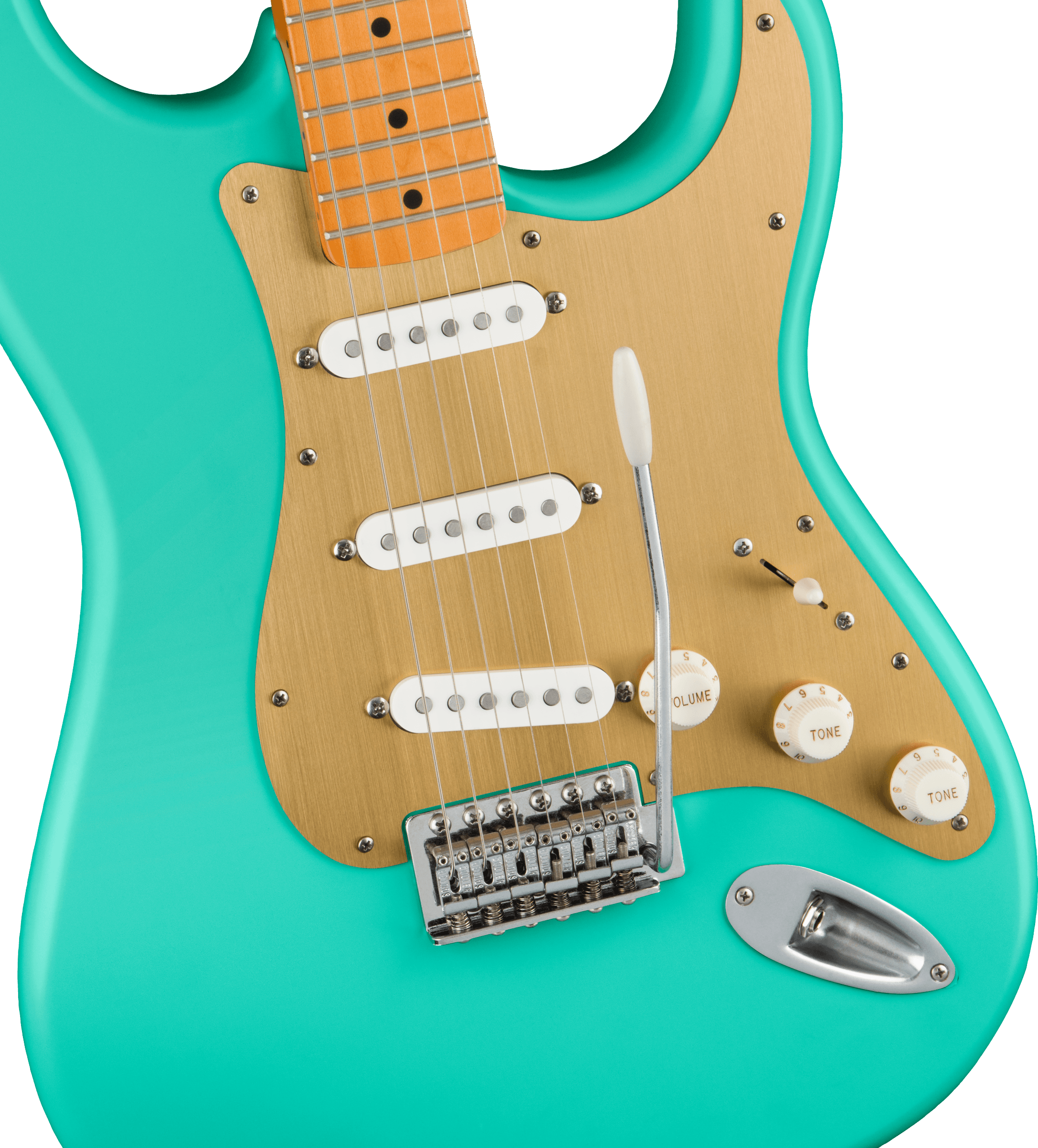 Squier Strat 40th Anniversary Vintage Edition Mn - Satin Seafoam Green - E-Gitarre in Str-Form - Variation 2