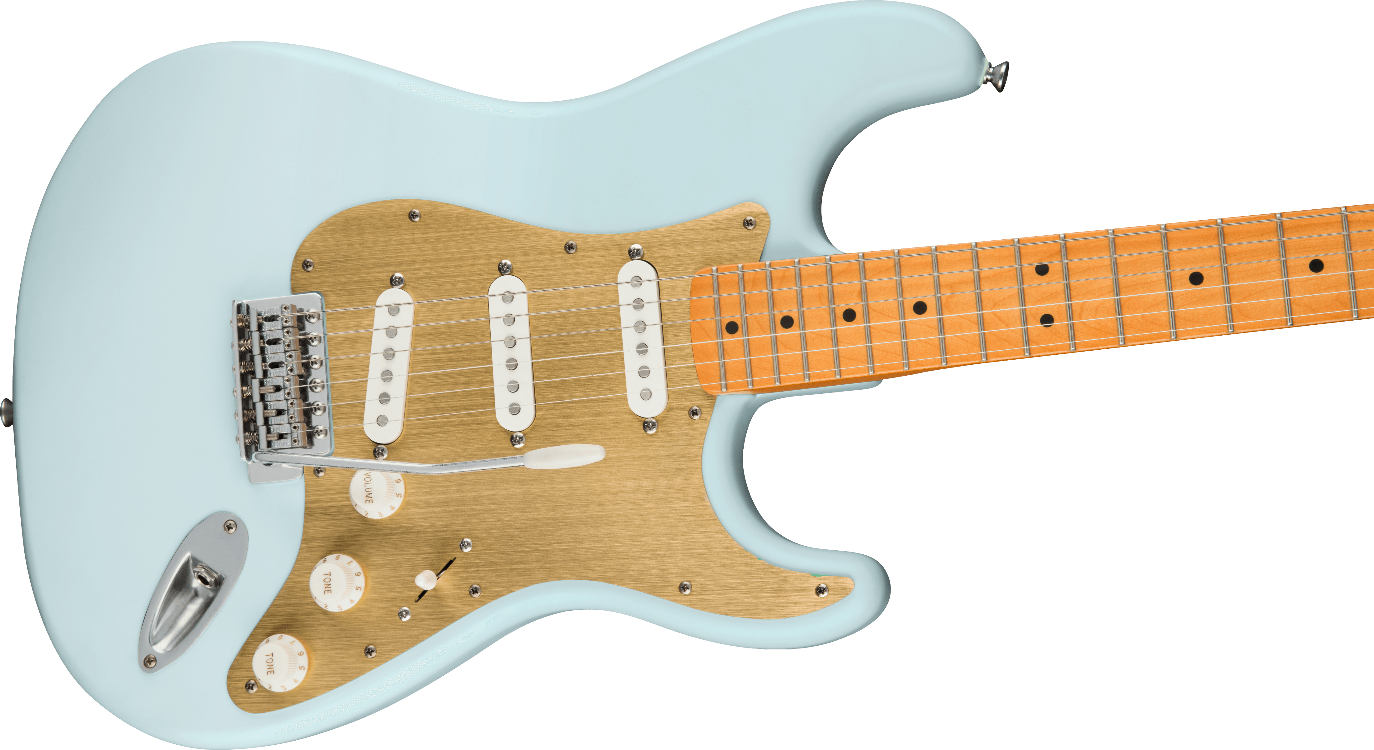 Squier Strat 40th Anniversary Vintage Edition Mn - Satin Sonic Blue - E-Gitarre in Str-Form - Variation 2