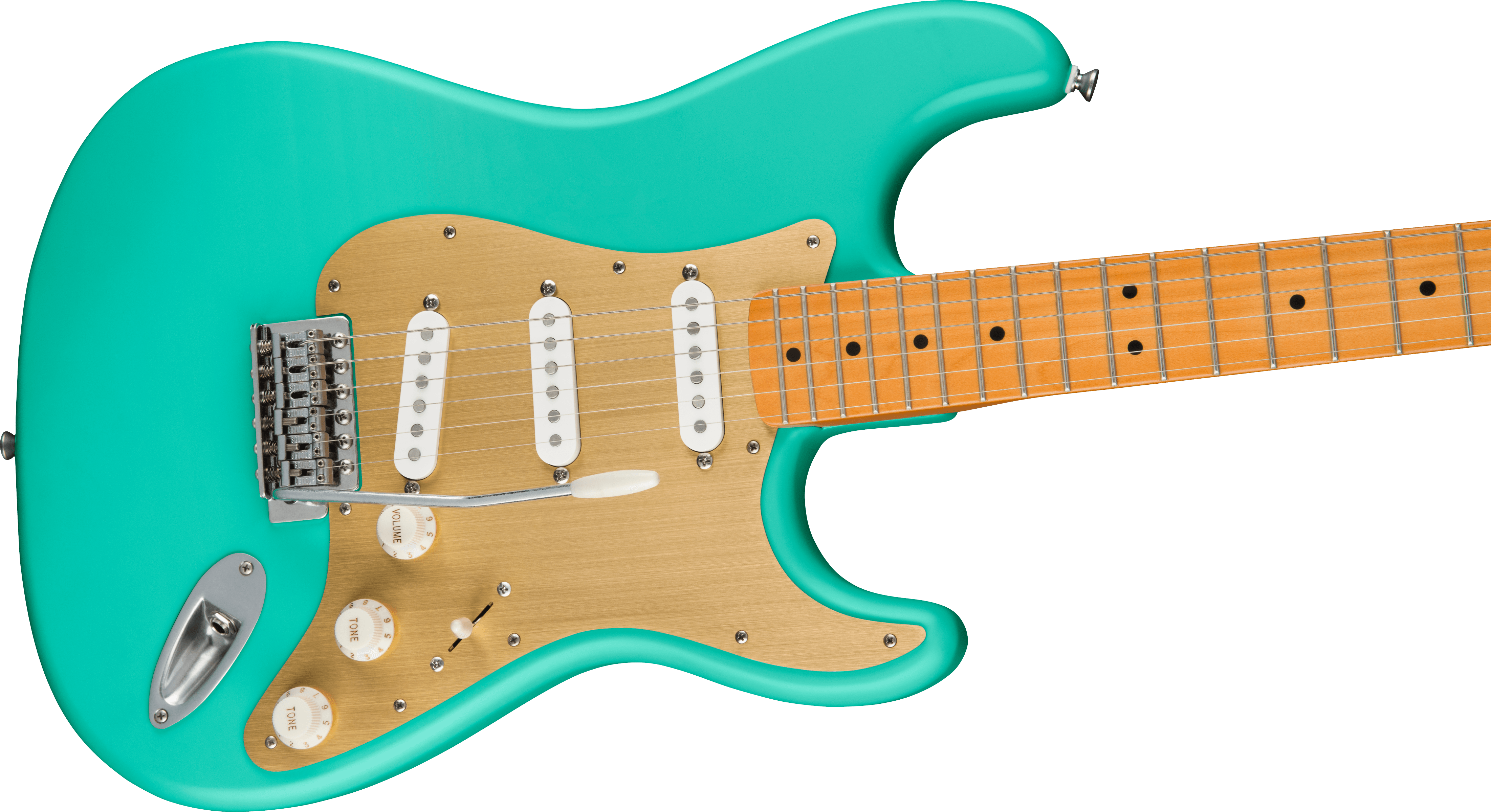 Squier Strat 40th Anniversary Vintage Edition Mn - Satin Seafoam Green - E-Gitarre in Str-Form - Variation 3