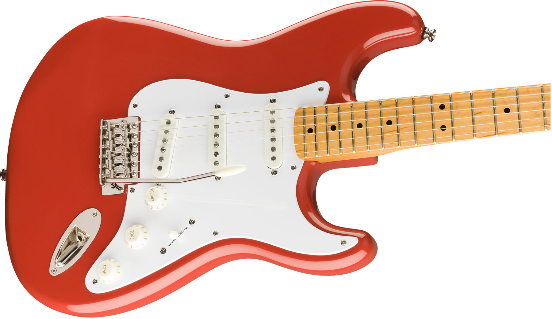 Squier Strat '50s Classic Vibe 2019 Mn 2019 - Fiesta Red - E-Gitarre in Str-Form - Variation 2