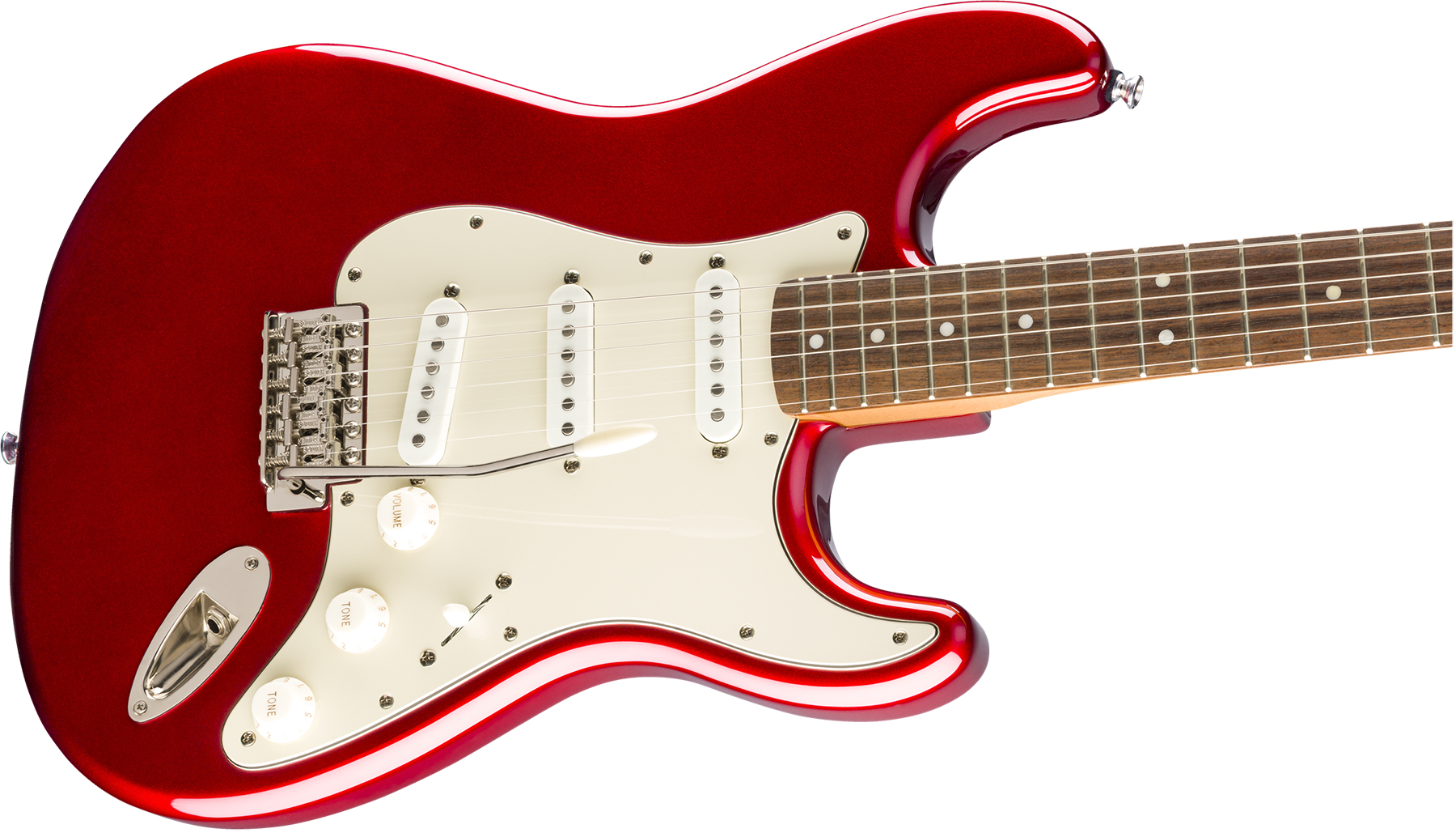 Squier Strat '60s Classic Vibe 2019 Lau 2019 - Candy Apple Red - E-Gitarre in Str-Form - Variation 2