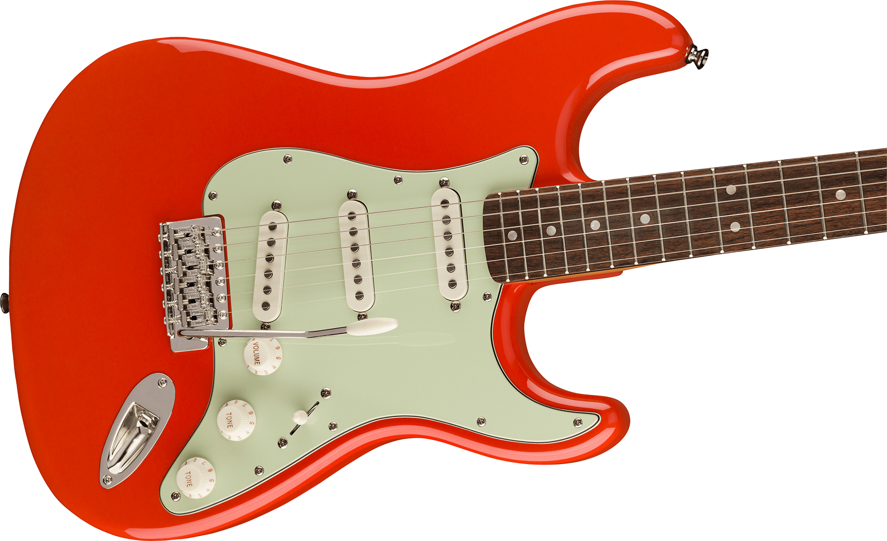 Squier Strat '60s Classic Vibe Fsr Ltd Lau - Fiesta Red - E-Gitarre in Str-Form - Variation 1