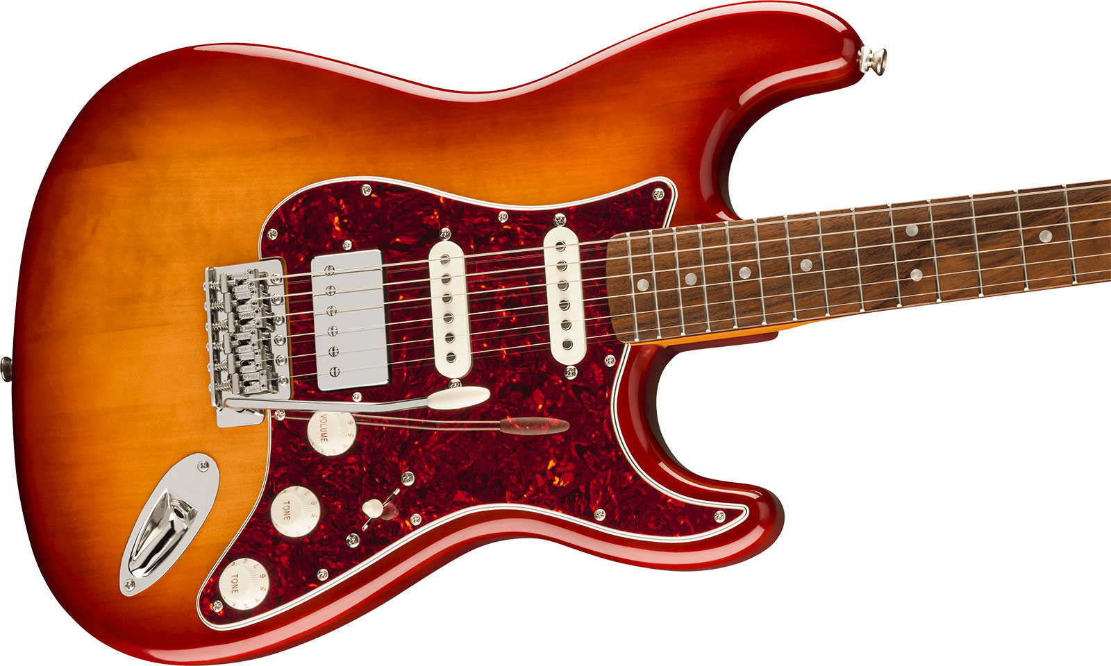 Squier Strat 60s Classic Vibe Ltd Hss Trem Lau - Sienna Sunburst - E-Gitarre in Str-Form - Variation 2