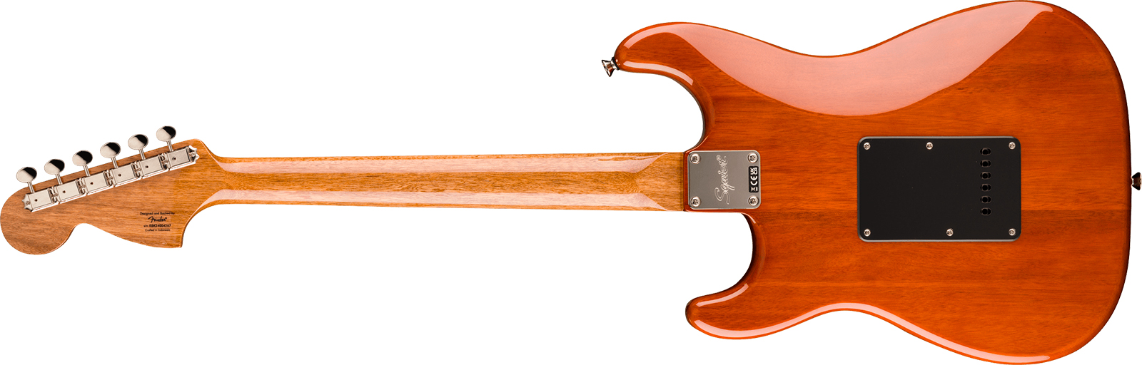 Squier Strat 70s Classic Vibe Fsr Ltd 3s Trem Lau - Mocha - E-Gitarre in Str-Form - Variation 1