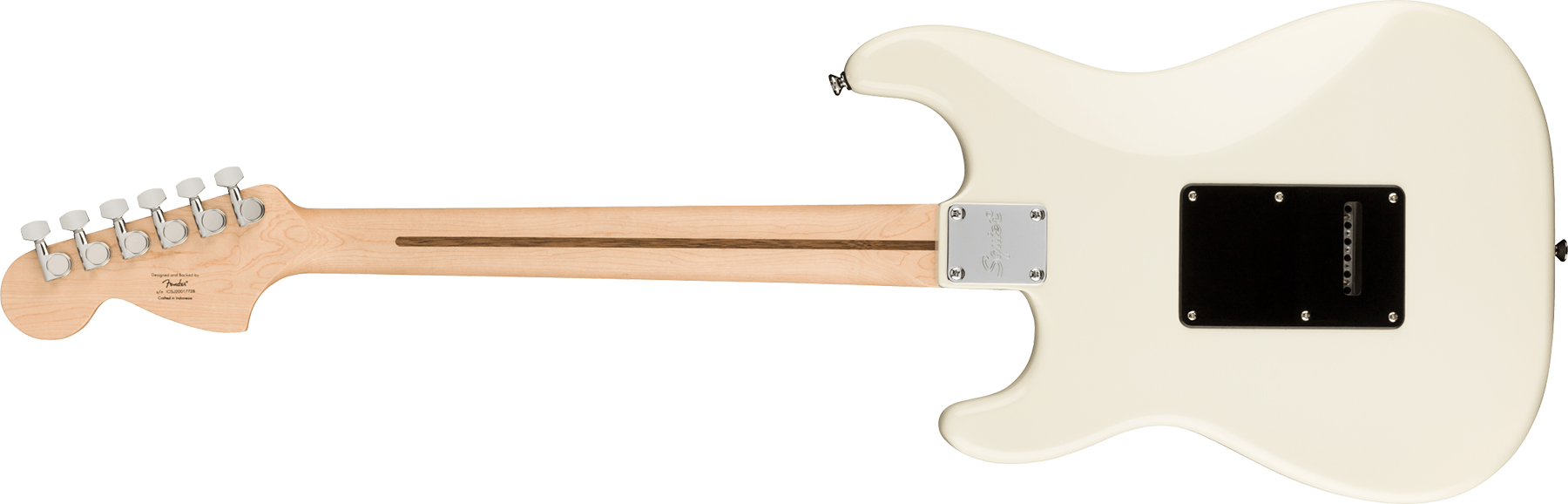 Squier Strat Affinity 2021 Hh Trem Lau - Olympic White - E-Gitarre in Str-Form - Variation 1