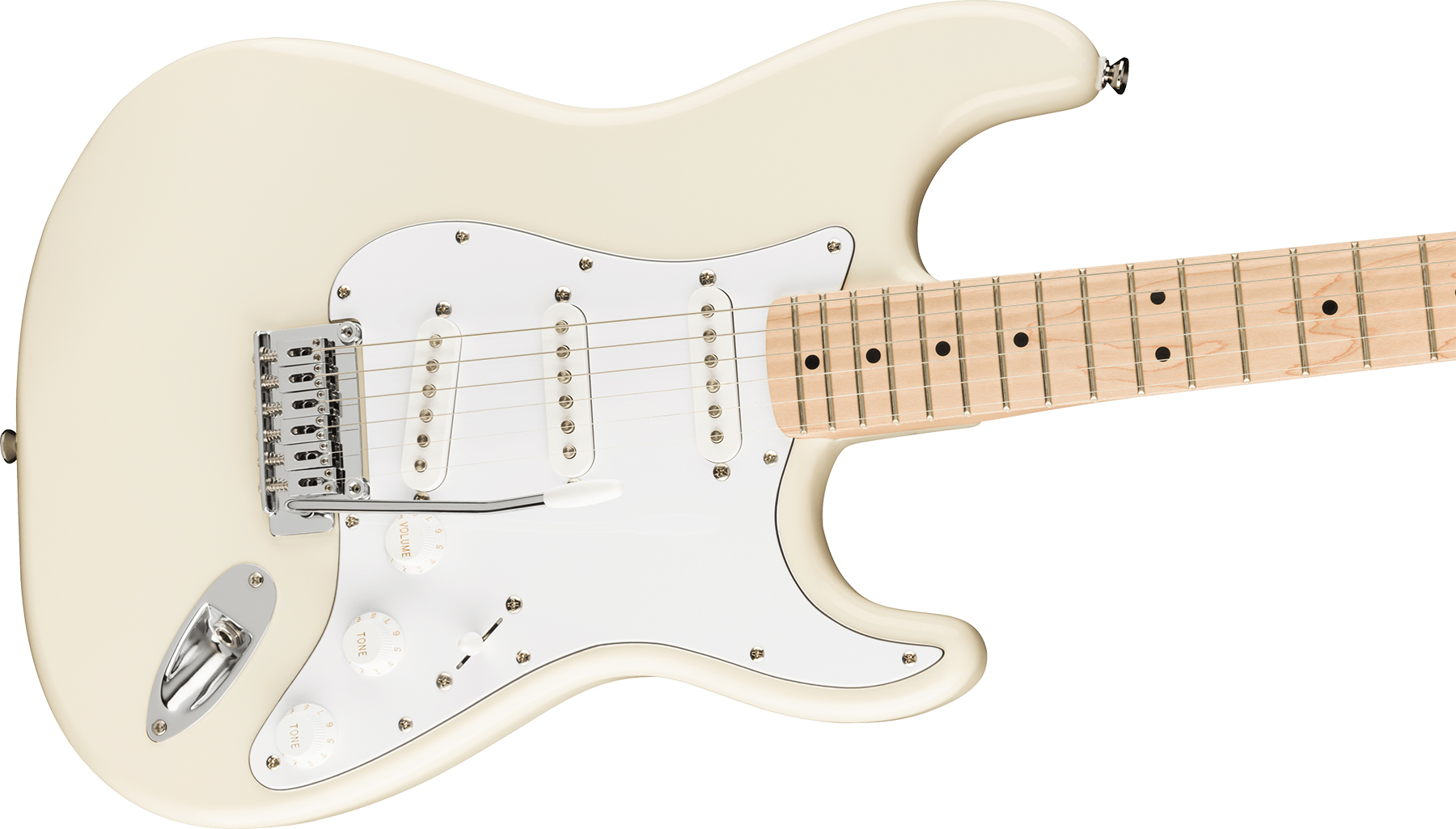 Squier Strat Affinity 2021 Sss Trem Mn - Olympic White - E-Gitarre in Str-Form - Variation 2
