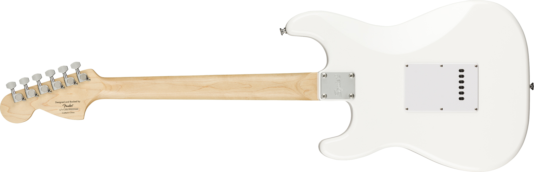 Squier Strat Affinity Fsr Ltd 2020 3s Trem Mn - Olympic White - E-Gitarre in Str-Form - Variation 1