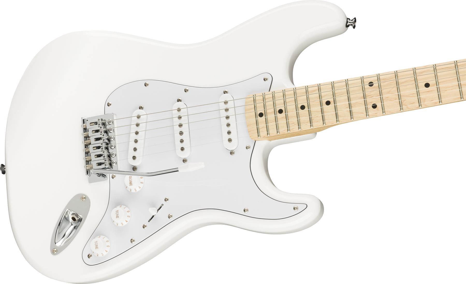 Squier Strat Affinity Fsr Ltd 2020 3s Trem Mn - Olympic White - E-Gitarre in Str-Form - Variation 2