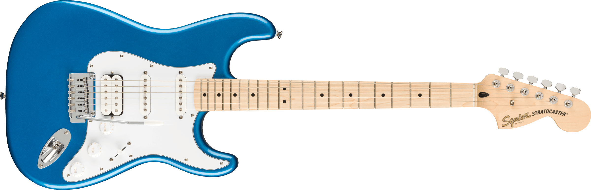 Squier Strat Affinity Hss Pack +fender Frontman 15g 2021 Trem Mn - Lake Placid Blue - E-Gitarre Set - Variation 1