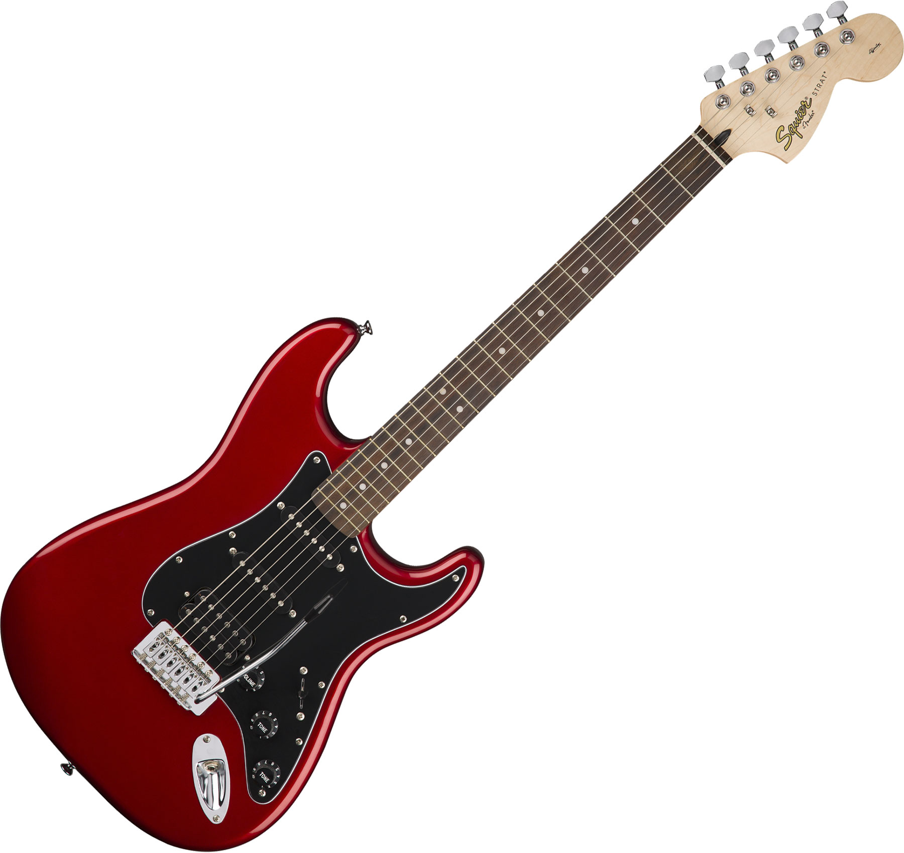 Squier Strat Affinity Hss Pack +fender Frontman 15g Trem Lau - Candy Apple Red - E-Gitarre Set - Variation 1