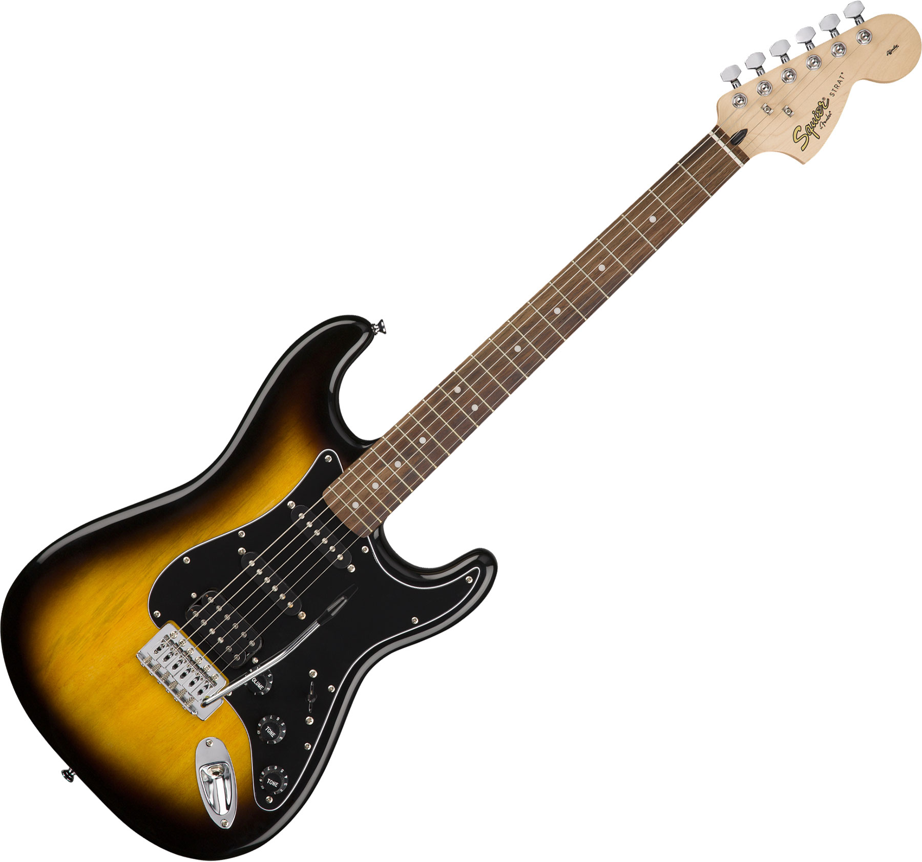 Squier Strat Affinity Hss Pack +fender Frontman 15g Trem Lau - Brown Sunburst - E-Gitarre Set - Variation 1