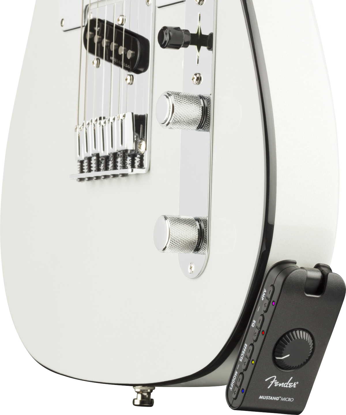 Squier Strat Affinity + Mustang Micro Pack 3s Trem Lau - Black - E-Gitarre Set - Variation 8