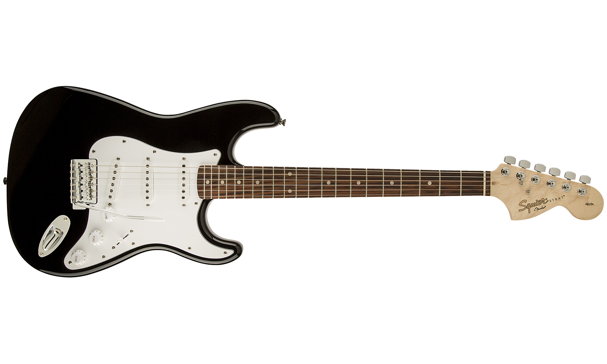 Squier Strat Affinity Series 3s Rw - Black - E-Gitarre in Str-Form - Variation 4