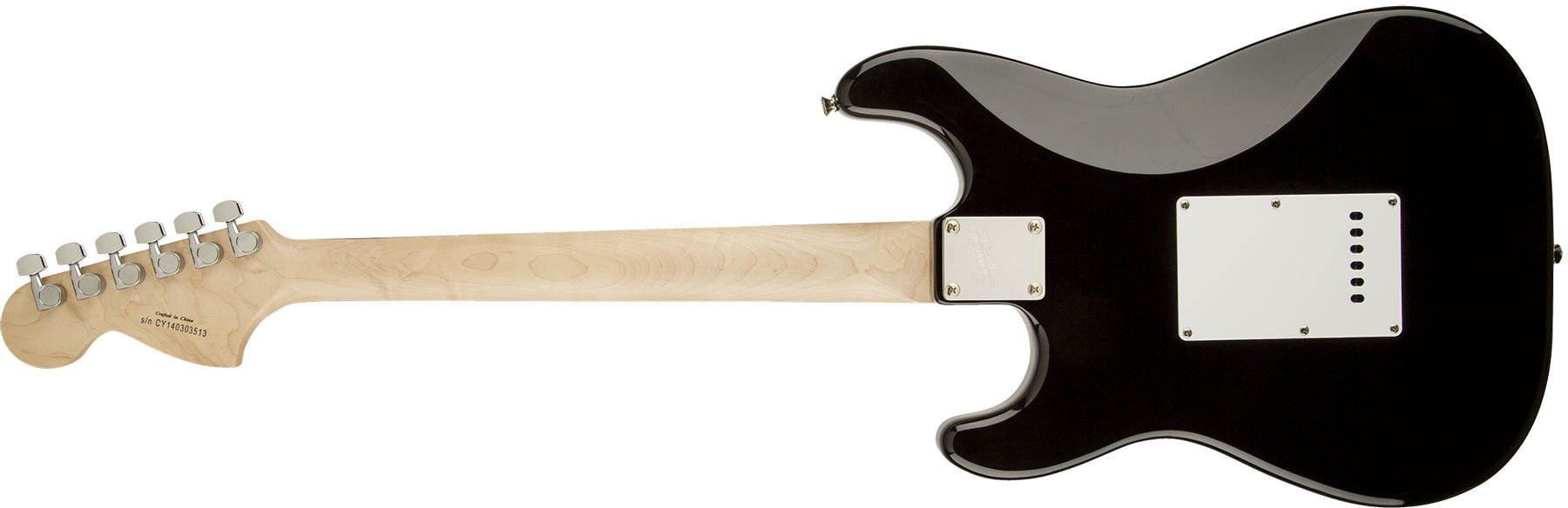 Squier Strat Affinity Series 3s Lau - Black - E-Gitarre in Str-Form - Variation 1