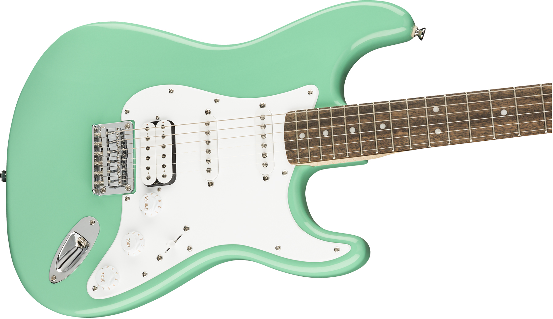 Squier Strat Bullet Fsr Ltd Hss Ht Lau - Sea Foam Green - E-Gitarre in Str-Form - Variation 2