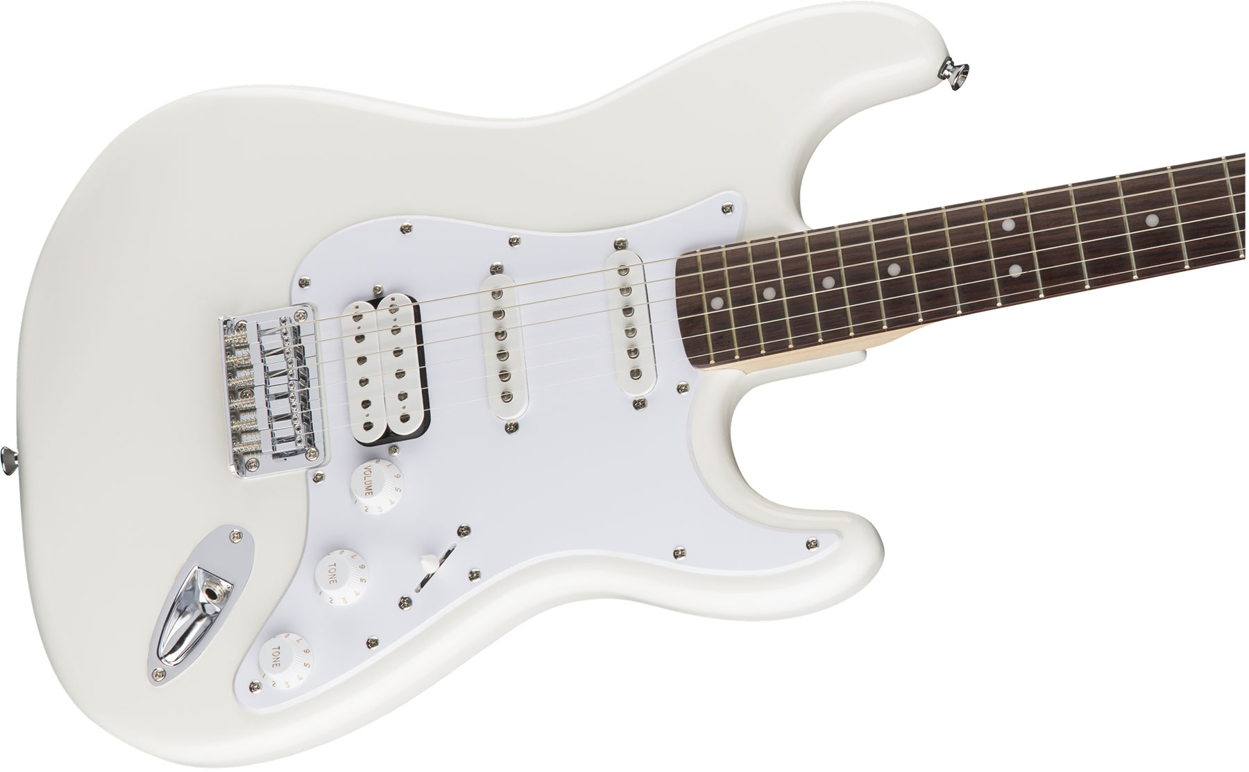 Squier Bullet Stratocaster Ht Hss (lau) - Arctic White - E-Gitarre in Str-Form - Variation 2