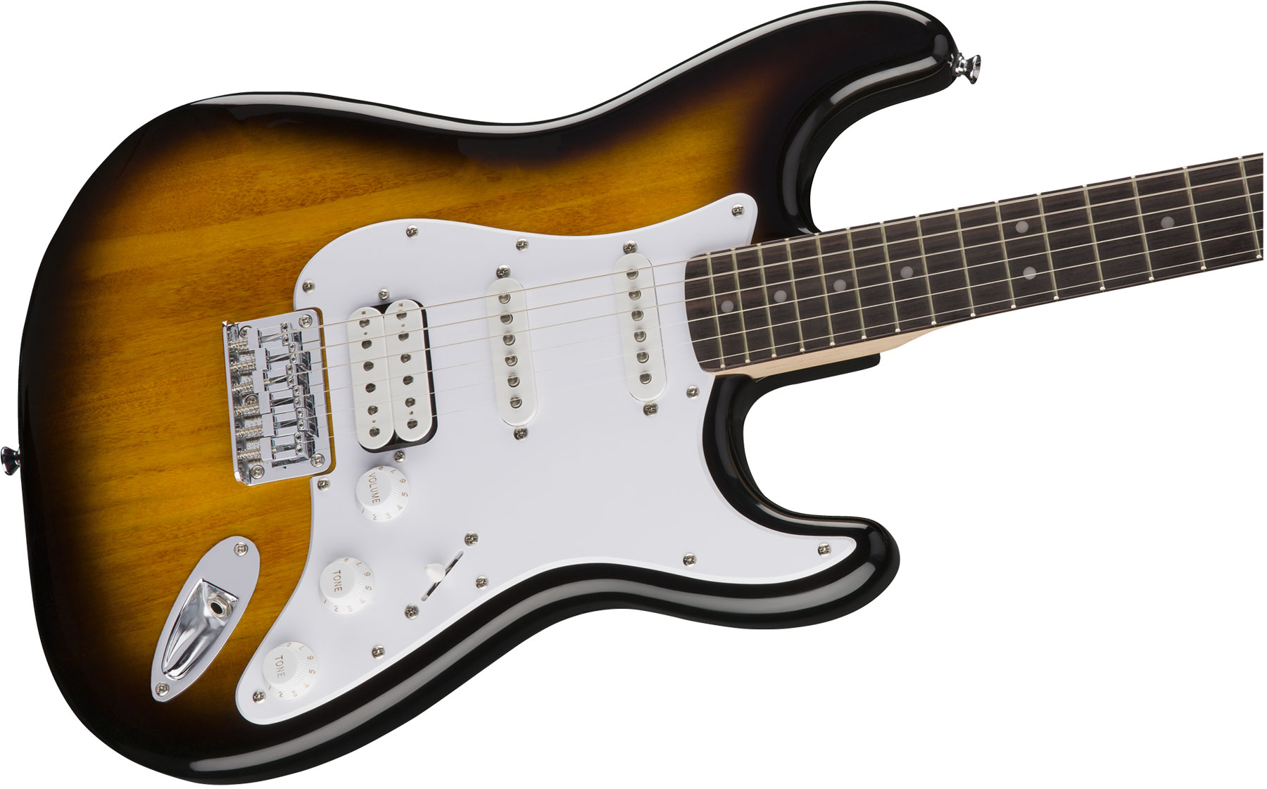 Squier Strat Bullet Ht Hss Rw - Brown Sunburst - E-Gitarre in Str-Form - Variation 2