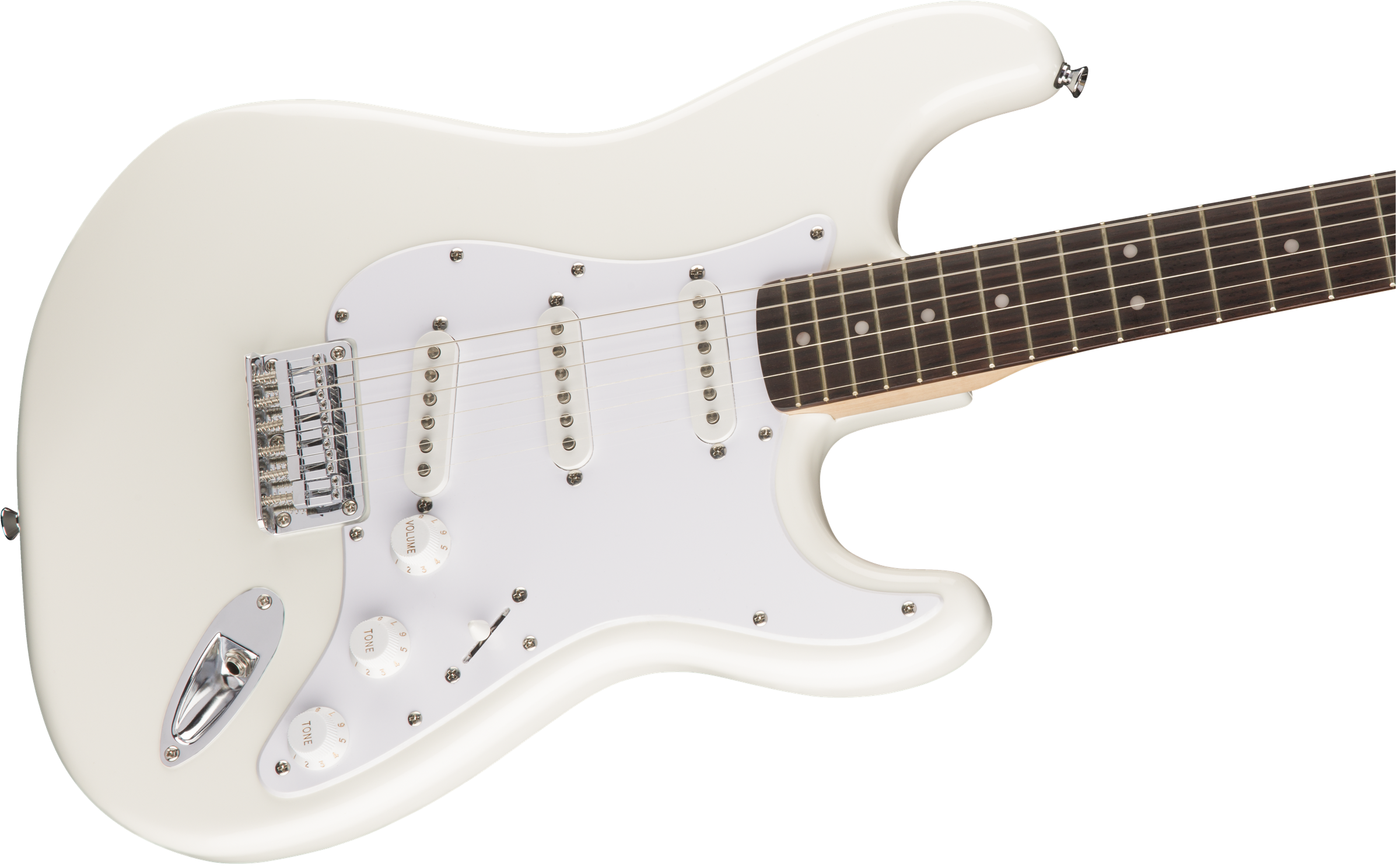 Squier Bullet Stratocaster Ht Sss (lau) - Arctic White - E-Gitarre in Str-Form - Variation 2