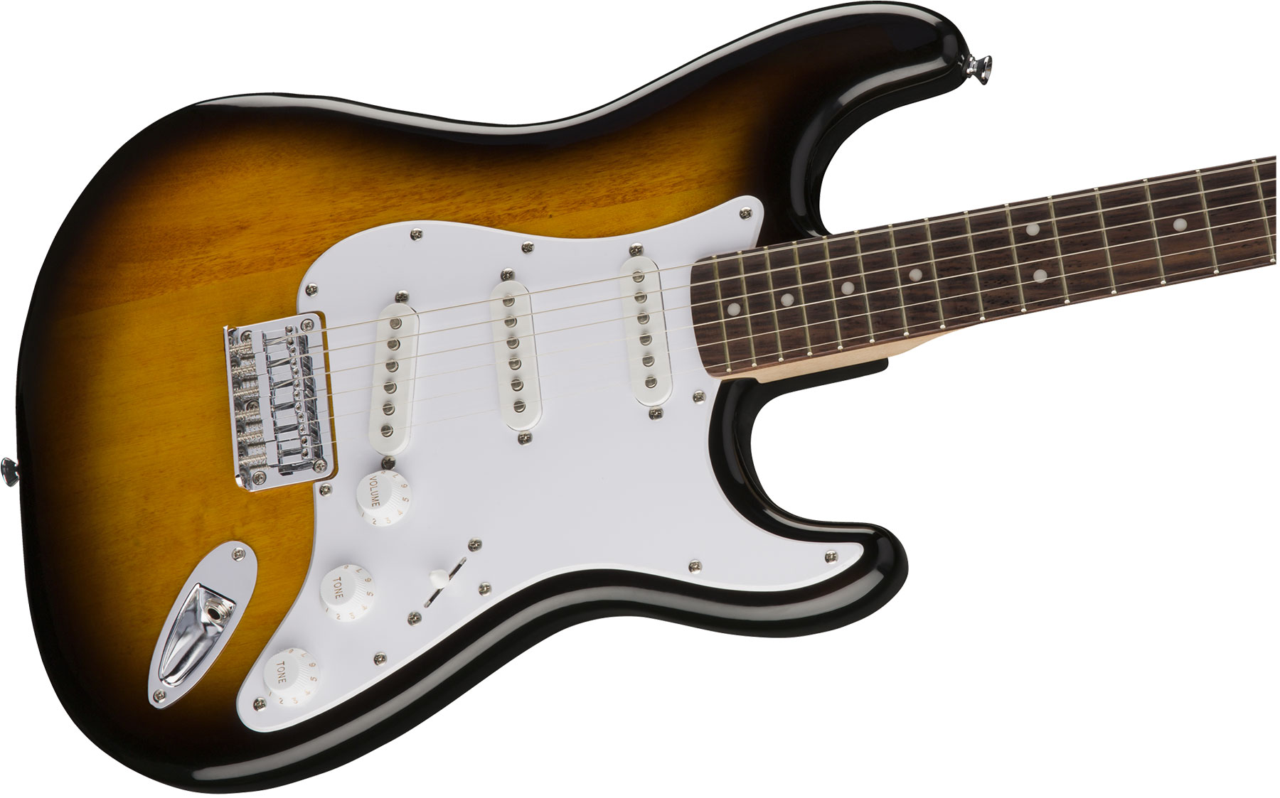 Squier Bullet Stratocaster Ht Sss Rw - Brown Sunburst - E-Gitarre in Str-Form - Variation 2