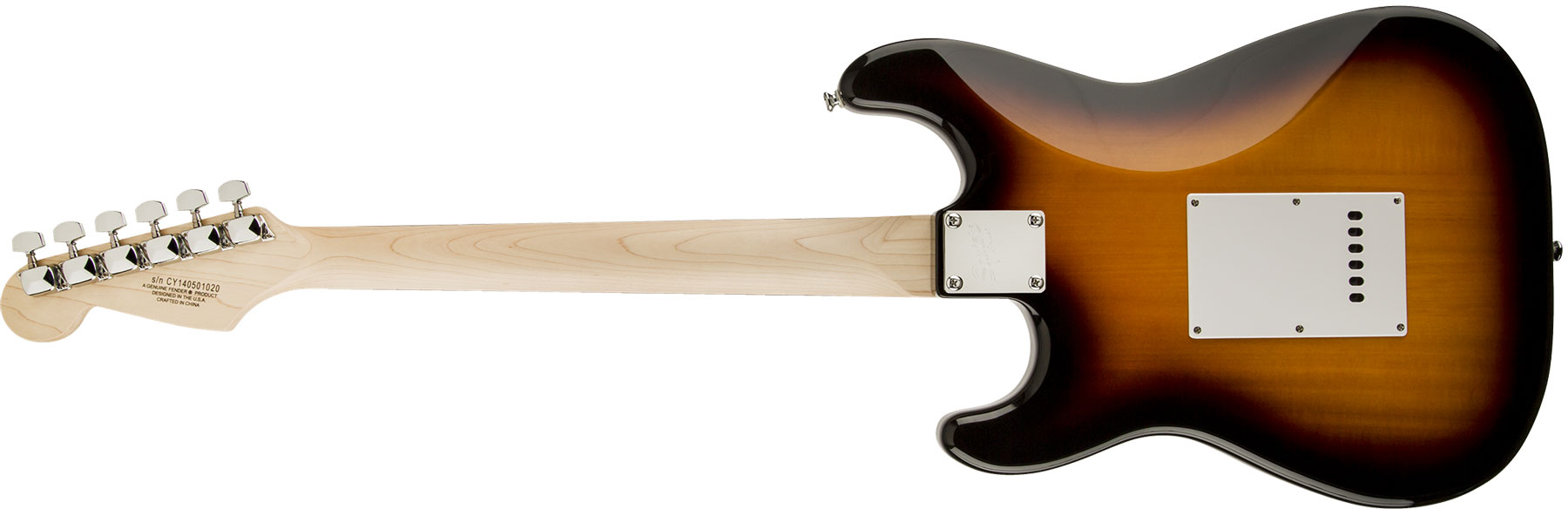 Squier Bullet Stratocaster HSS (LAU) - brown sunburst E-gitarre in str-form