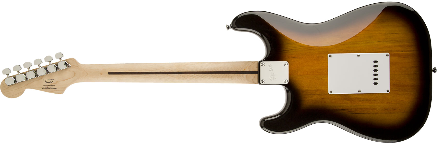 Squier Bullet Stratocaster With Tremolo Sss Lau - Brown Sunburst - E-Gitarre in Str-Form - Variation 1