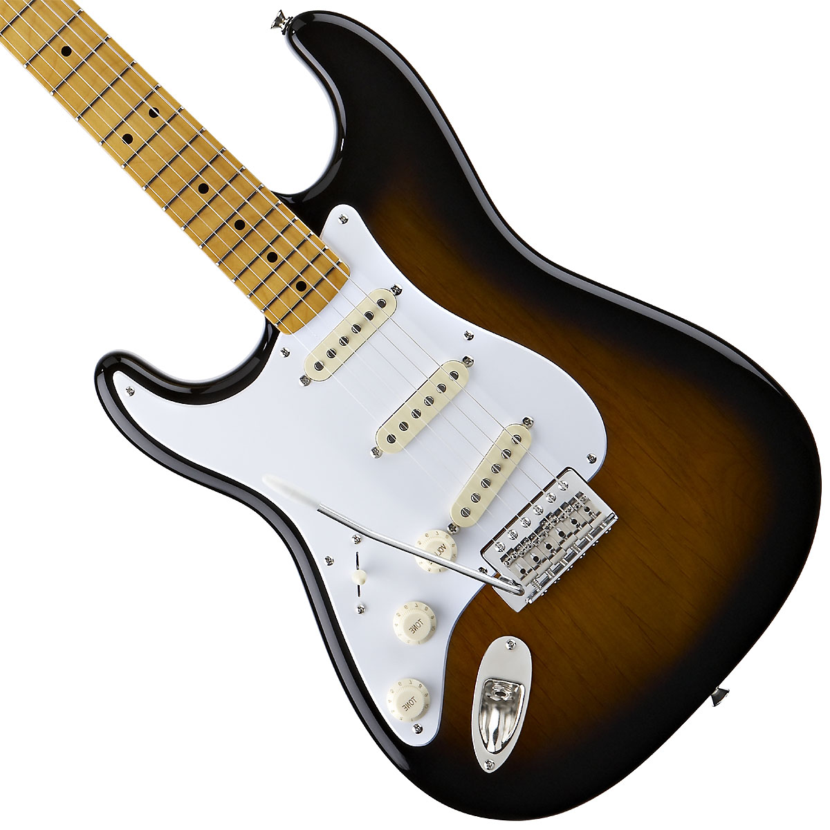 Squier Strat Classic Vibe '50s Lh Gaucher Mn - 2-color Sunburst - E-Gitarre für Linkshänder - Variation 1