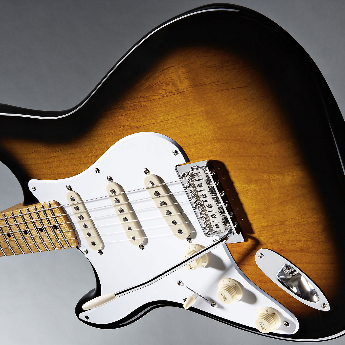 Squier Strat Classic Vibe '50s Lh Gaucher Mn - 2-color Sunburst - E-Gitarre für Linkshänder - Variation 2