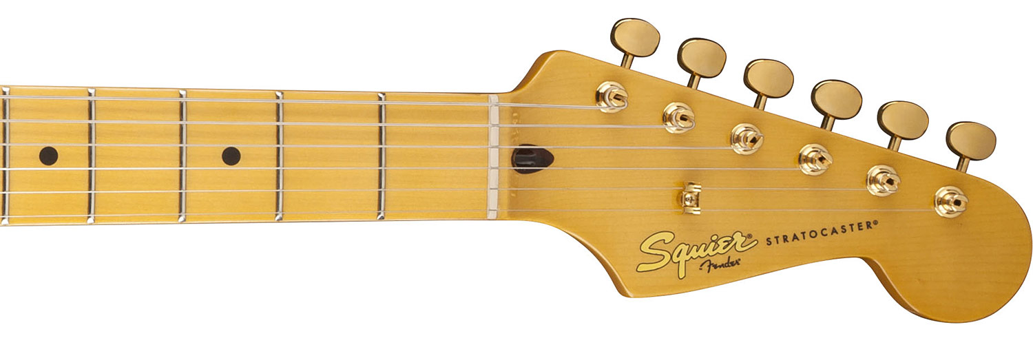 Squier Strat Classic Vibe '50s Gold Hardware Fsr Mn - White Blonde - E-Gitarre in Str-Form - Variation 2