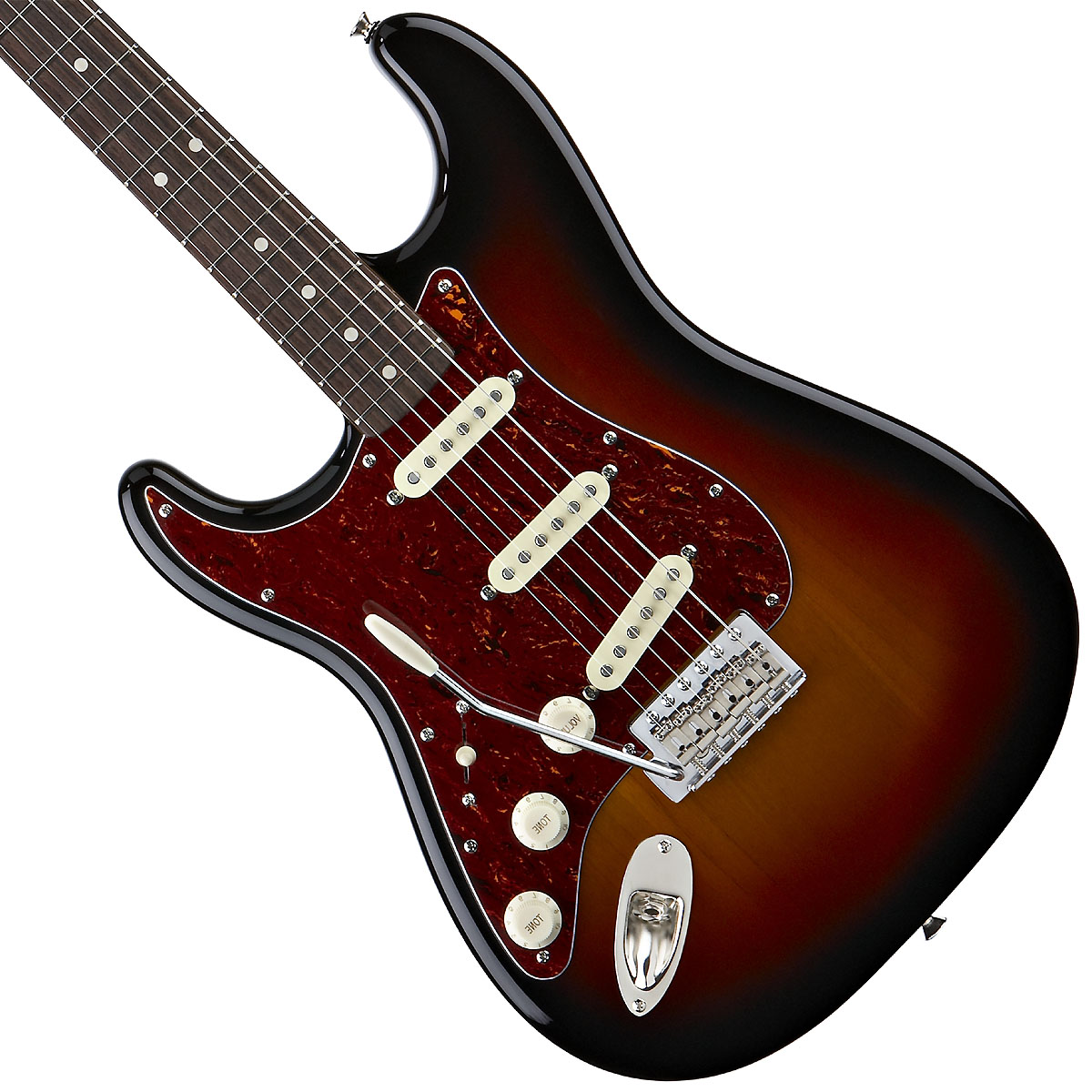Squier Strat Classic Vibe '60s Lh Gaucher Rw - 3-color Sunburst - E-Gitarre für Linkshänder - Variation 1