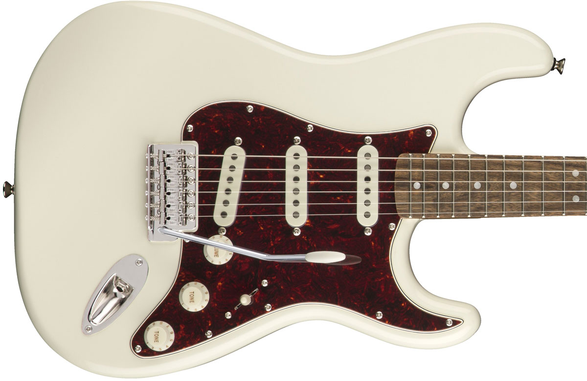 Squier Strat Classic Vibe 70s 2019 Lau - Olympic White - E-Gitarre in Str-Form - Variation 1